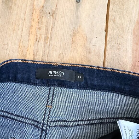 Hudson Holly Flare Jeans NEW NWOT 27 Denim Medium Wash High Rise Short - Picture 3 of 9